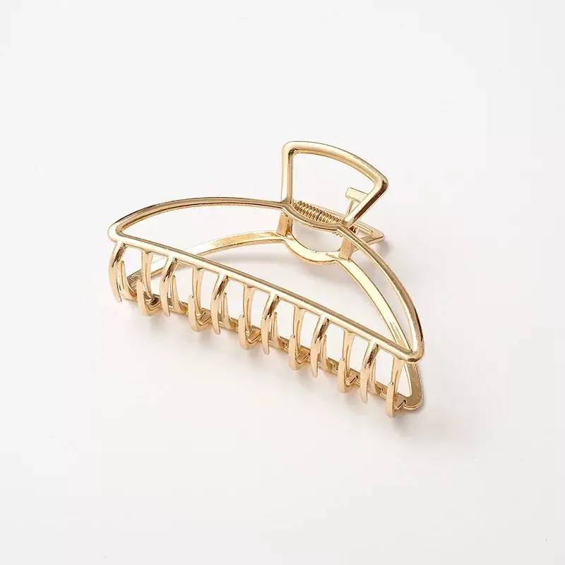 Diamond-Embedded Pearl Hairpin with Shark Clip Grip