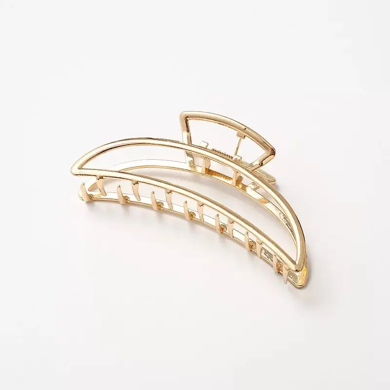 Diamond-Embedded Pearl Hairpin with Shark Clip Grip