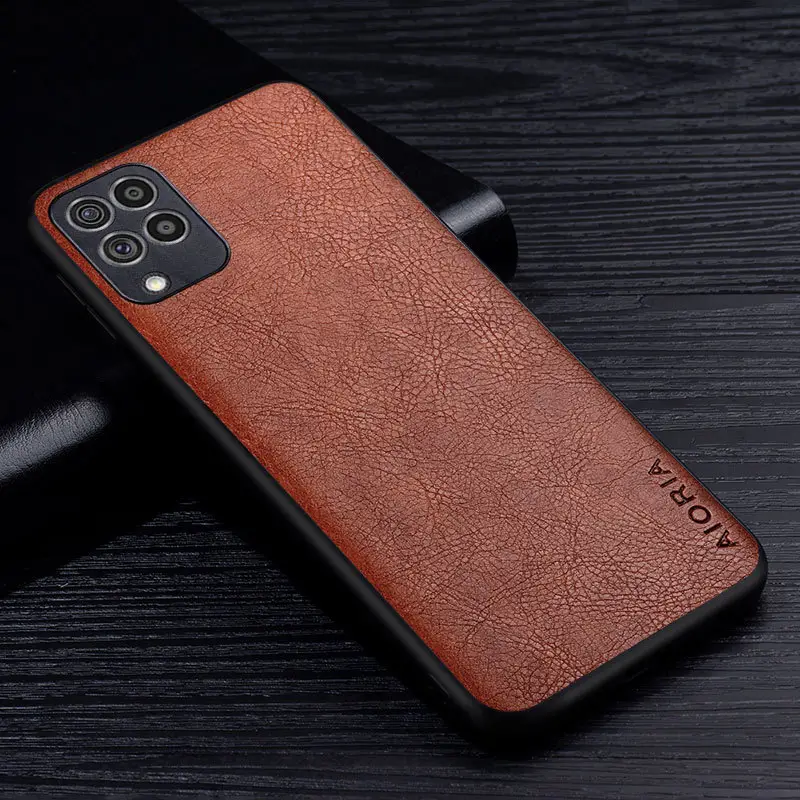 Samsung M51 M62 M52 M51 Phone Case Red Litchi Pattern