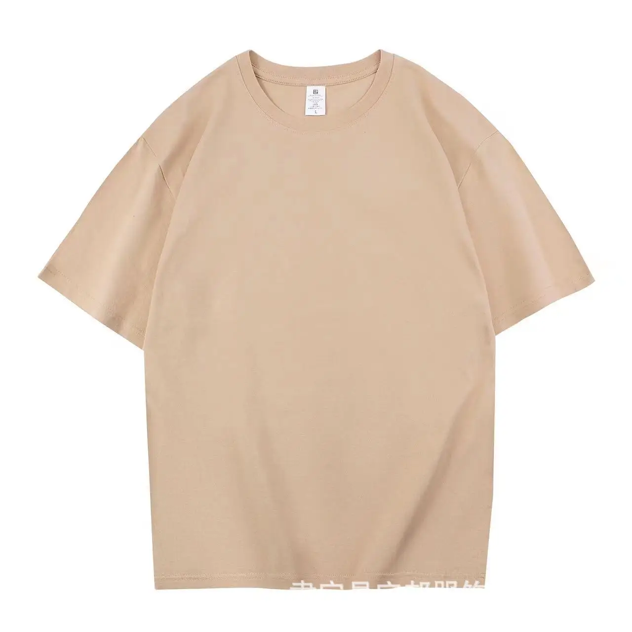 Men Pure Cotton Round Neck T-Shirt Grey - Image 2