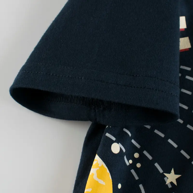 27kids Boys T-Shirt Navy Blue Summer Short Sleeve - Image 5