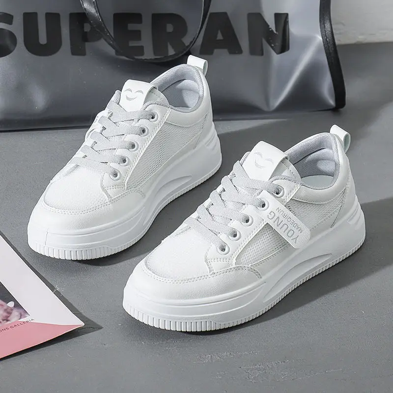 White Women's Casual Running Shoes 2023