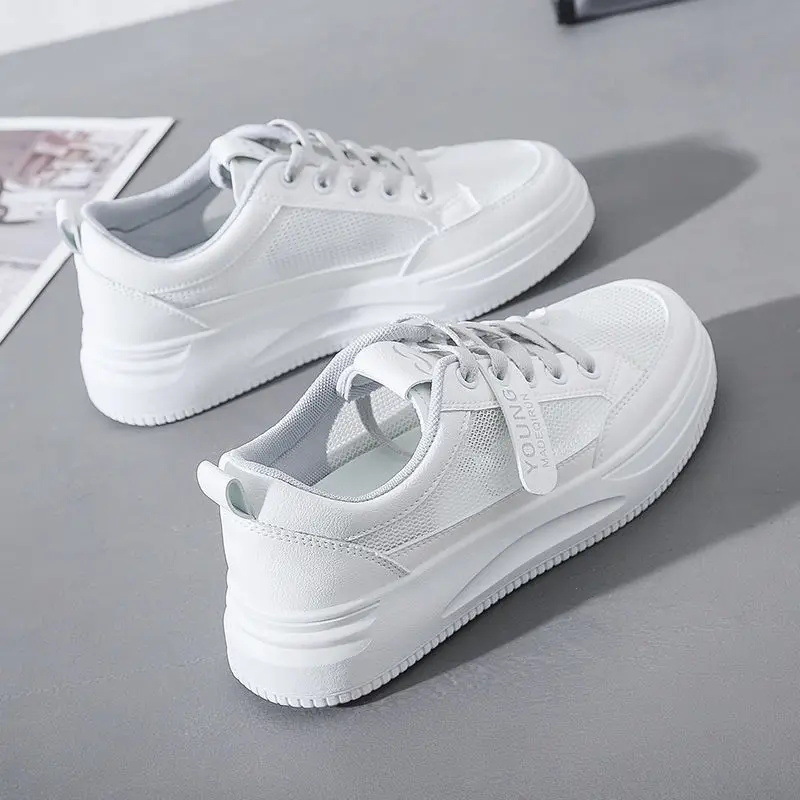 White gray mesh R02-1