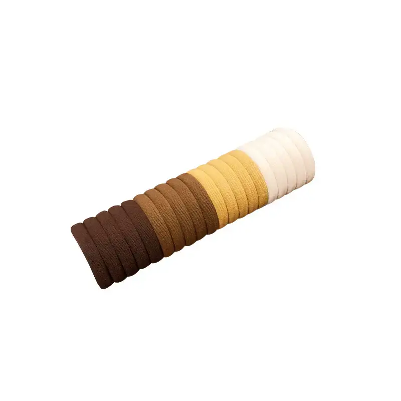 20 Pc Colorful Hair Tie Towel Ring Set - Image 9