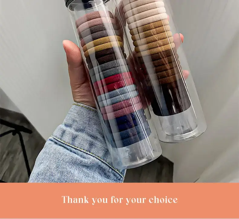 20 Pc Colorful Hair Tie Towel Ring Set — feature 10