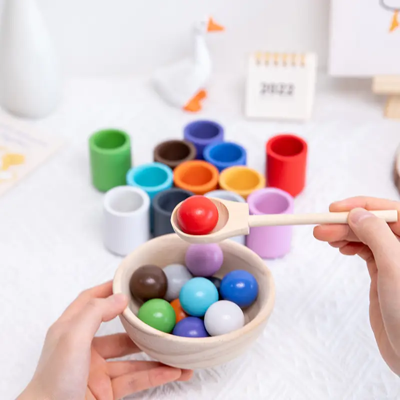 12 Color Ball & Cup Educational Toy for Kids - Image 9