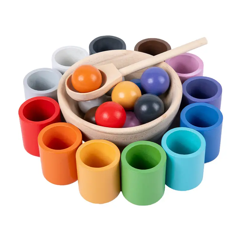 12 Color Ball & Cup Educational Toy for Kids - Image 11