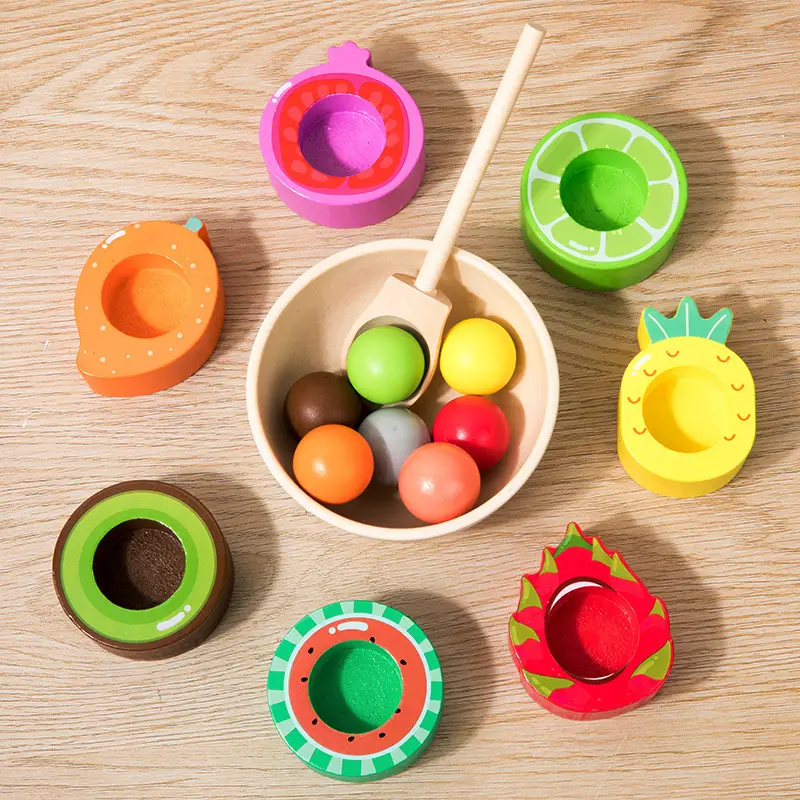 12 Color Ball & Cup Educational Toy for Kids - Image 2