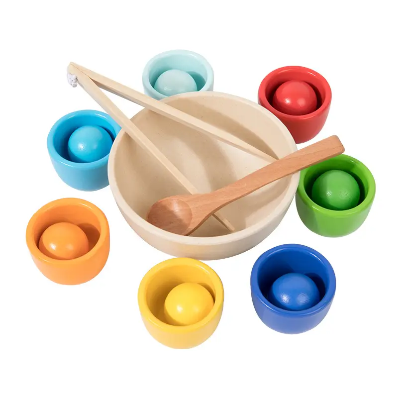 12 Color Ball & Cup Educational Toy for Kids - Image 6