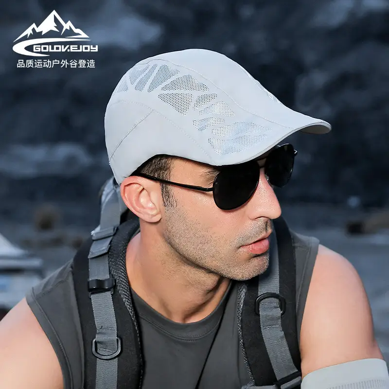 Men's Mesh Sun Hat with Neck Cover for Outdoor Use - Image 2