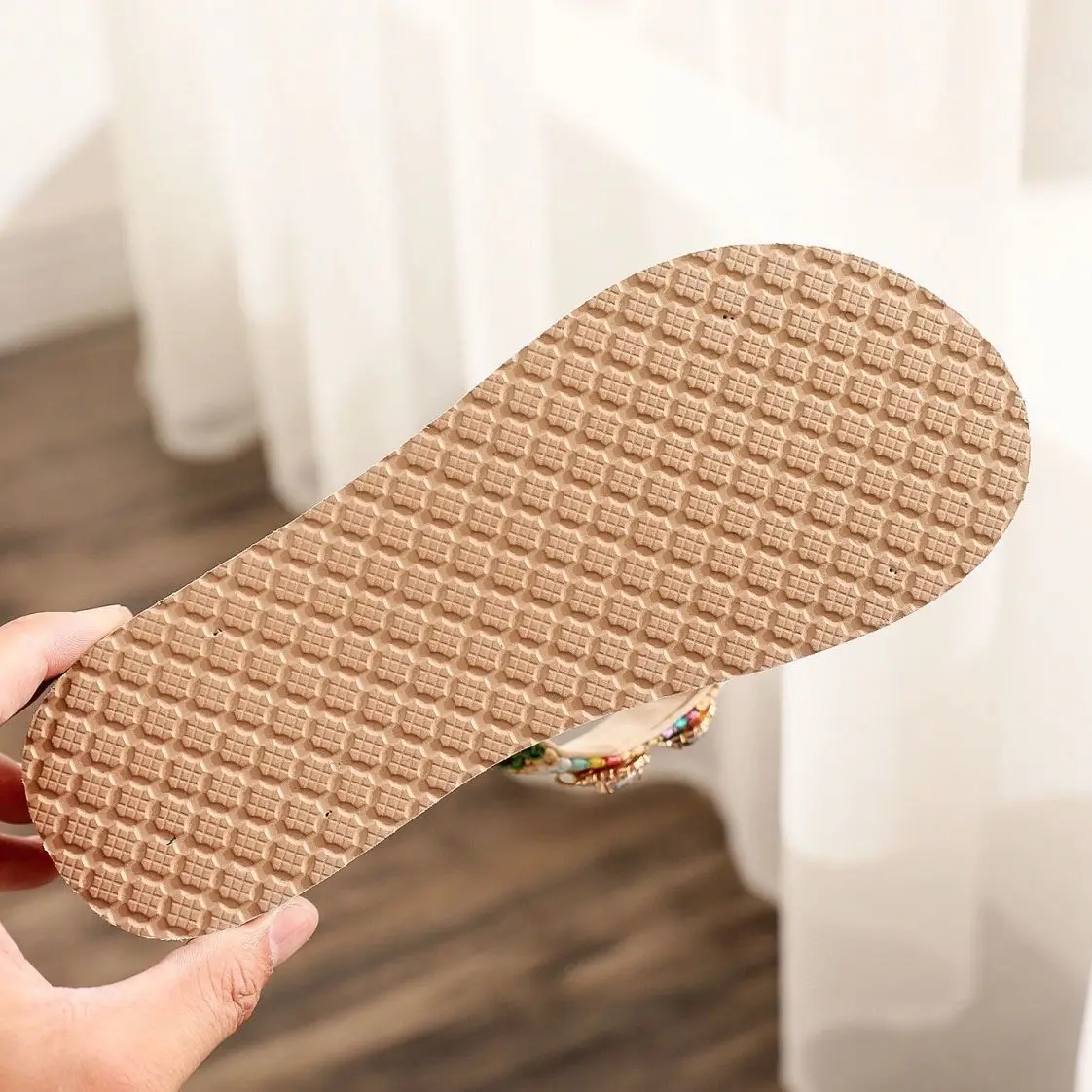 Trendy Half-Slip Beach Flip-Flops for Women