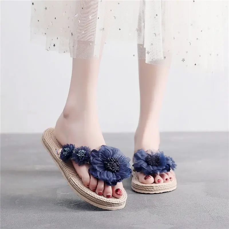 Trendy Half-Slip Beach Flip-Flops for Women