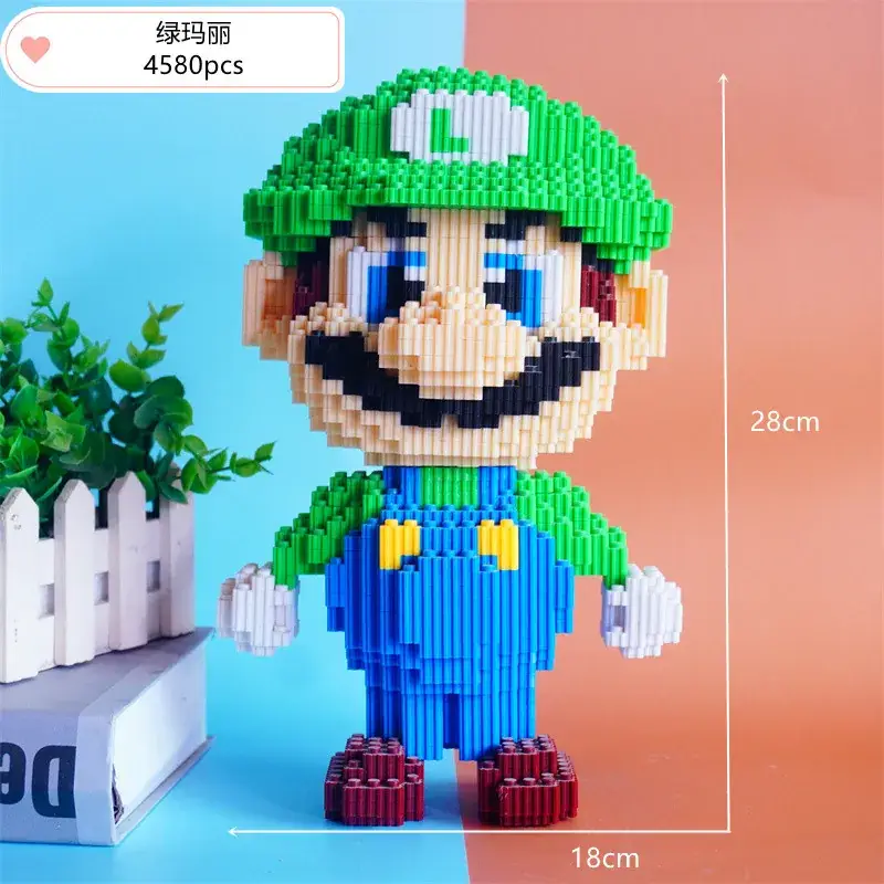 Larger Mario Building Blocks Puzzle for Kids - Image 2