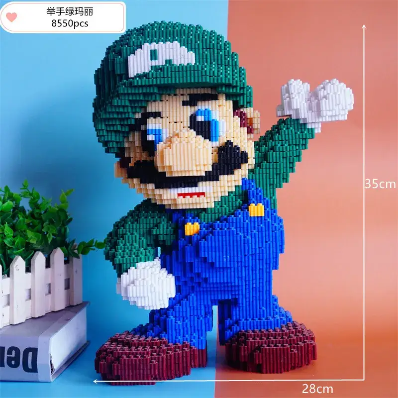 Larger Mario Building Blocks Puzzle for Kids - Image 4