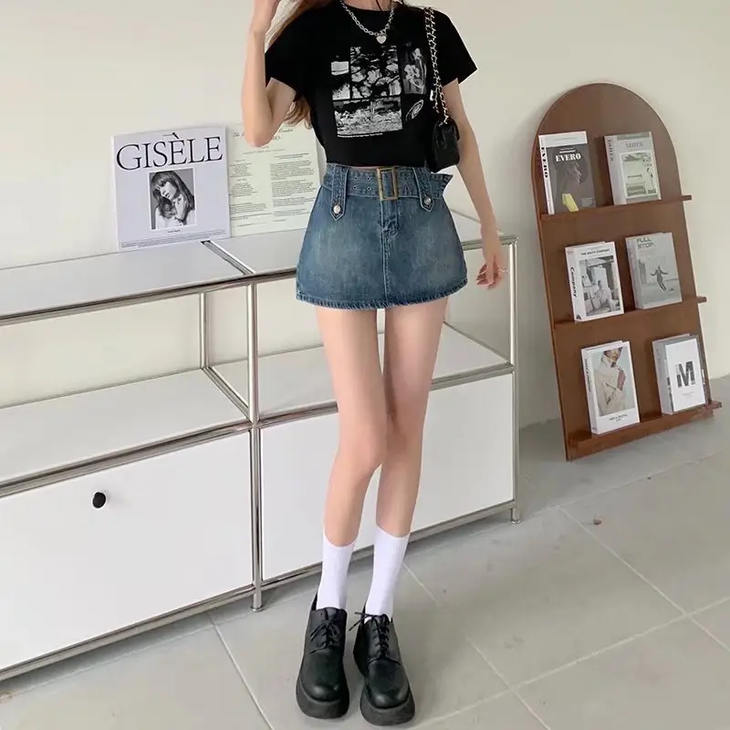 2026 High-Waisted Retro Denim Shorts for Women — feature 21