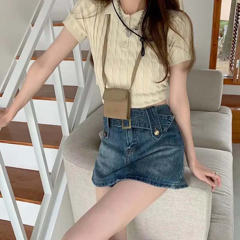 2026 High-Waisted Retro Denim Shorts for Women — feature 32