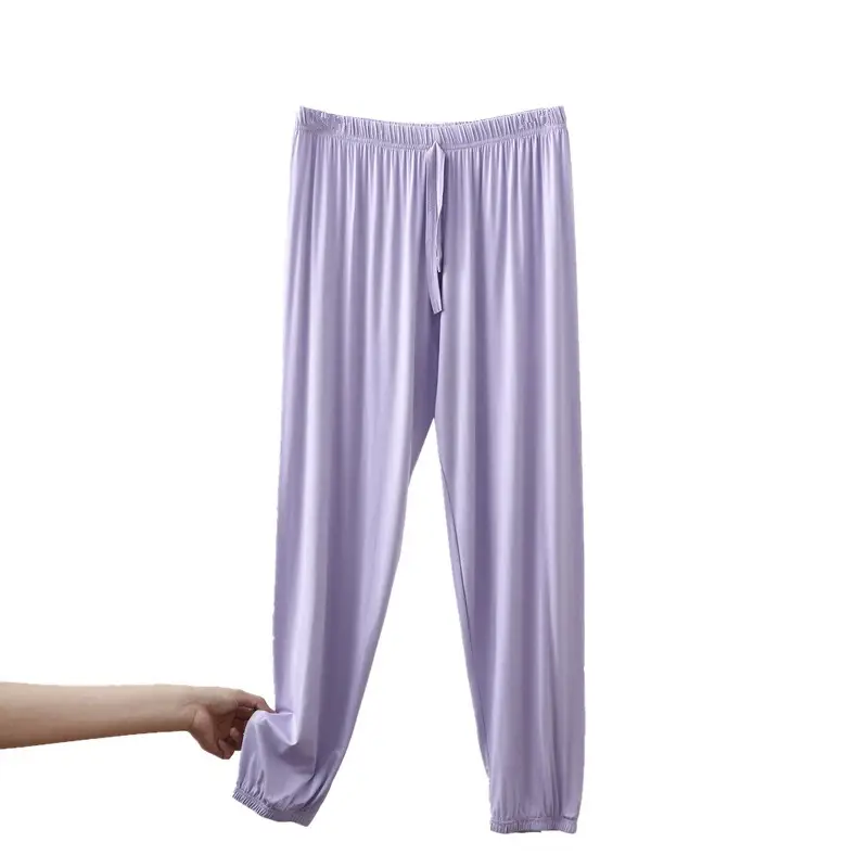 Women's Modal Leg Pants Loose Fit Chubby mm200 - Image 9