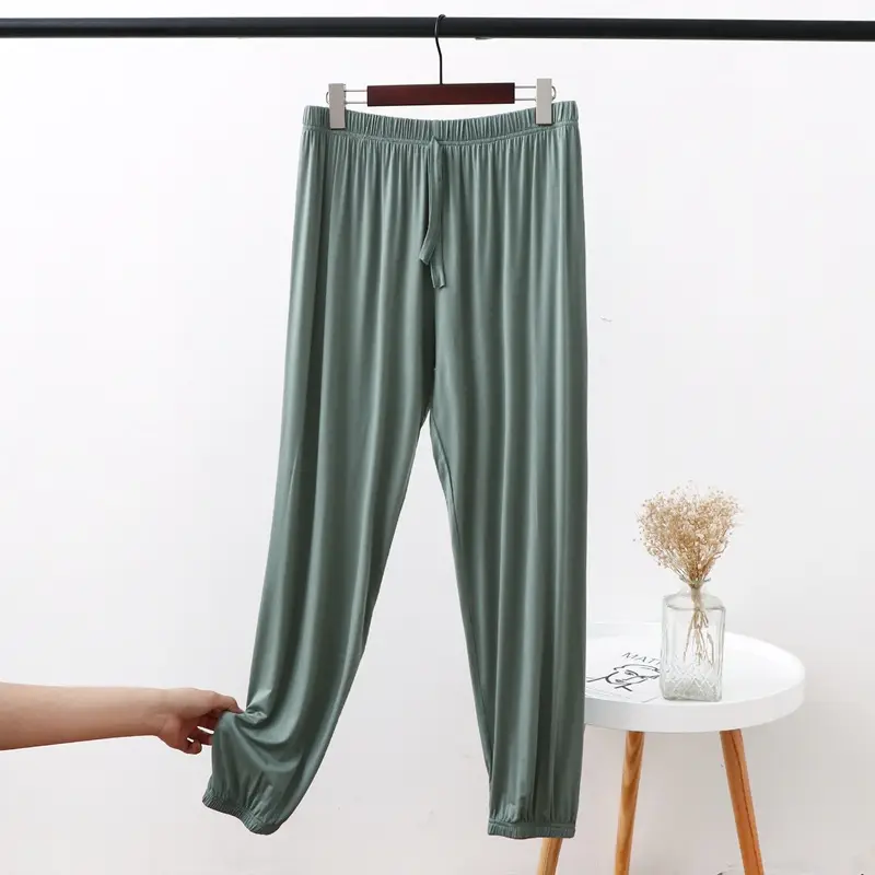 Women's Modal Leg Pants Loose Fit Chubby mm200 - Image 4