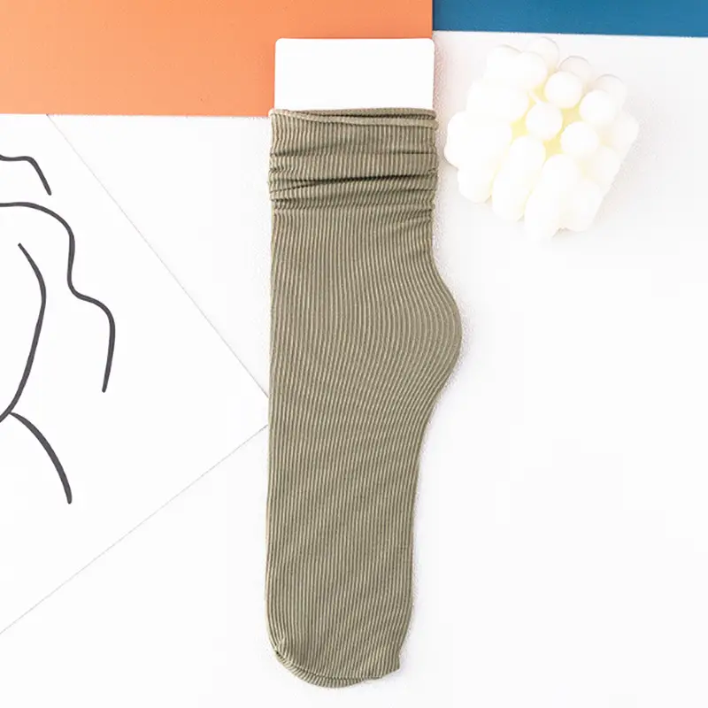 Socks women's socks ice ice socks summer thin velvet ice stockings tube Japanese pile socks Zhuji stockings wholesale