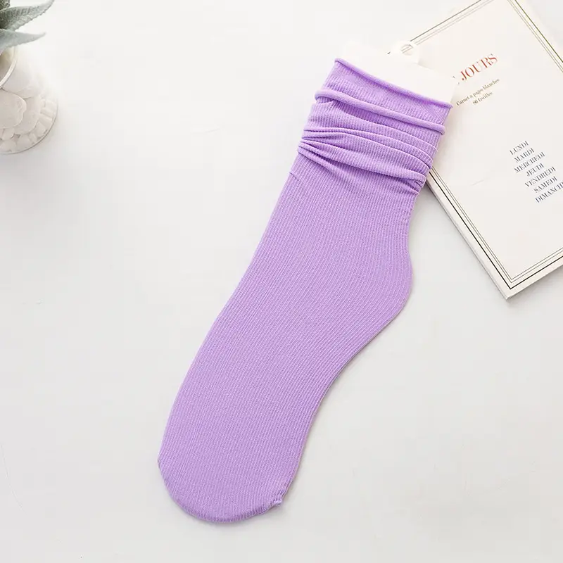 Socks women's socks ice ice socks summer thin velvet ice stockings tube Japanese pile socks Zhuji stockings wholesale