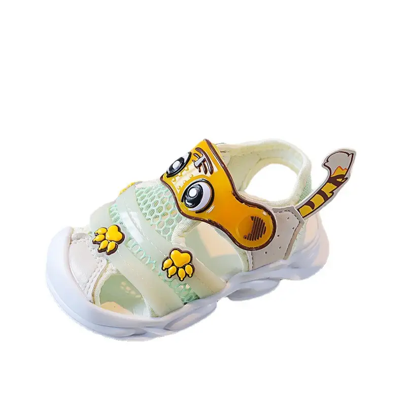 Candy Tiger Baby Sandals Pink Soft Sole
