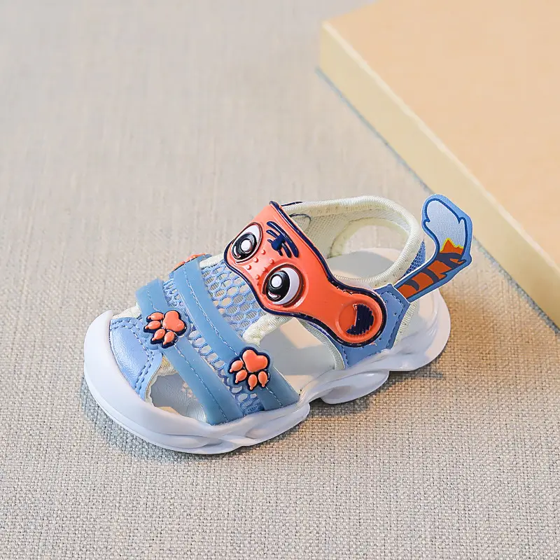 Candy Tiger Baby Sandals Pink Soft Sole