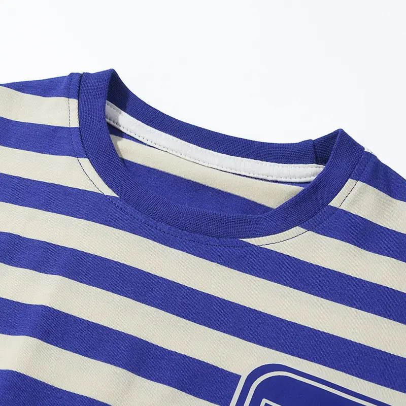 Boys Striped Cotton T-Shirts All Colors Wholesale - Image 6