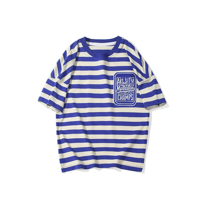 Boys Striped Cotton T-Shirts All Colors Wholesale - Image 7