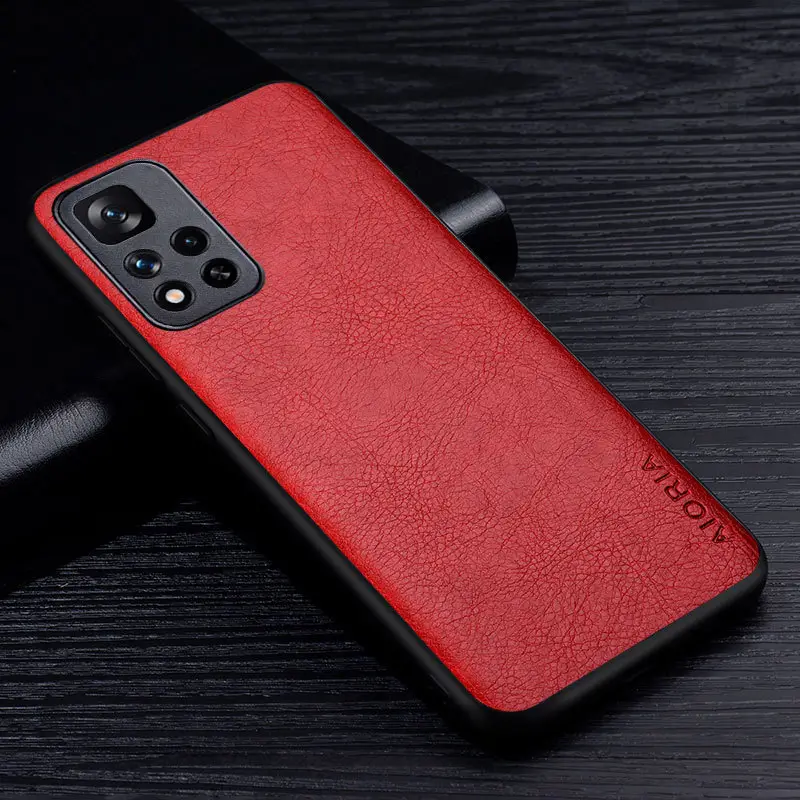 Retro Litchi Phone Case for Xiaomi Redmi Note 11 Pro - Image 2