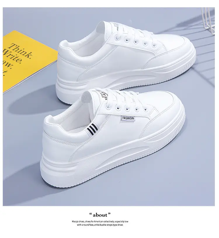 White Shoes Women's Spring and Summer sneaker Women's Sneakers New All-match Running Shoes Soft Sole Lightweight Casual Women's Shoes — feature 10