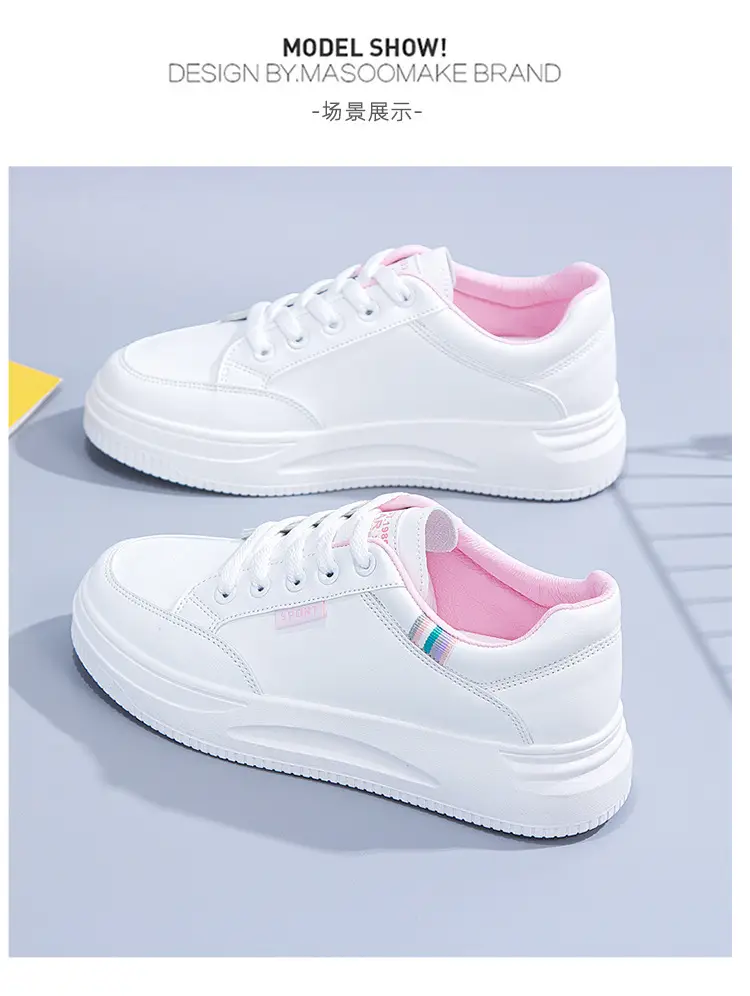 White Shoes Women's Spring and Summer sneaker Women's Sneakers New All-match Running Shoes Soft Sole Lightweight Casual Women's Shoes — feature 12
