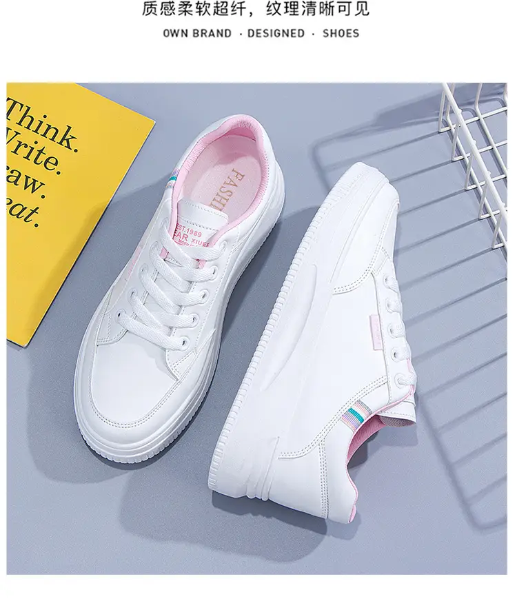 White Shoes Women's Spring and Summer sneaker Women's Sneakers New All-match Running Shoes Soft Sole Lightweight Casual Women's Shoes — feature 13