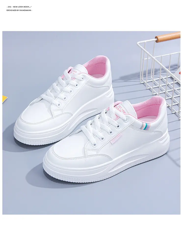 White Shoes Women's Spring and Summer sneaker Women's Sneakers New All-match Running Shoes Soft Sole Lightweight Casual Women's Shoes — feature 14