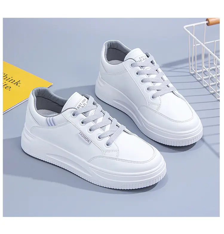 White Shoes Women's Spring and Summer sneaker Women's Sneakers New All-match Running Shoes Soft Sole Lightweight Casual Women's Shoes — feature 7