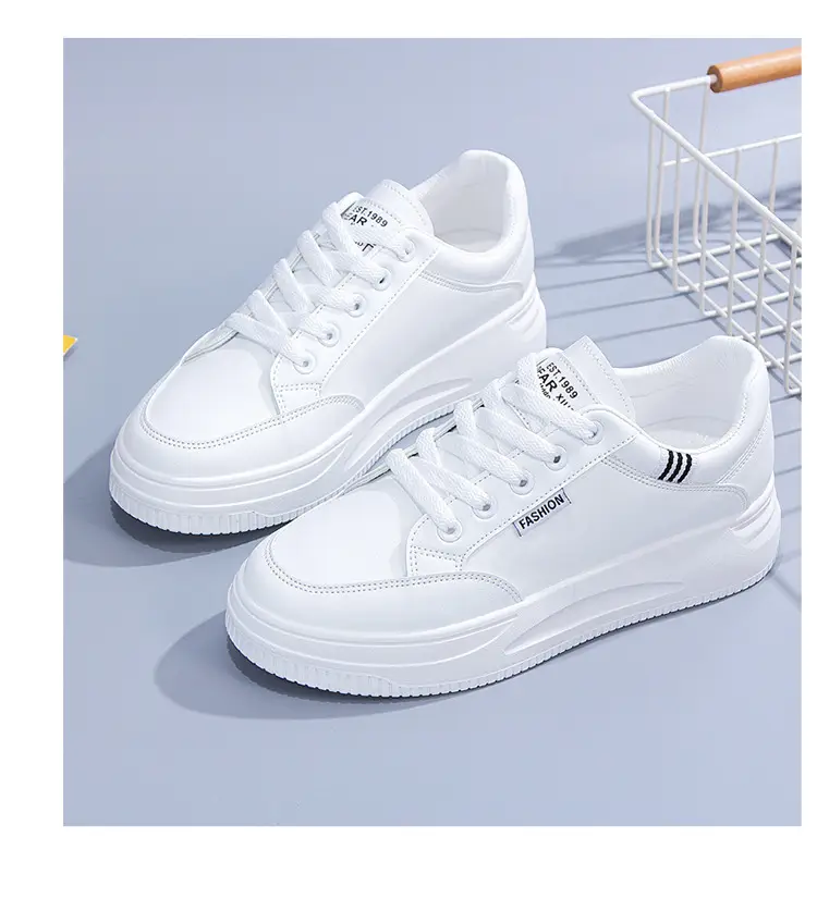 White Shoes Women's Spring and Summer sneaker Women's Sneakers New All-match Running Shoes Soft Sole Lightweight Casual Women's Shoes — feature 9