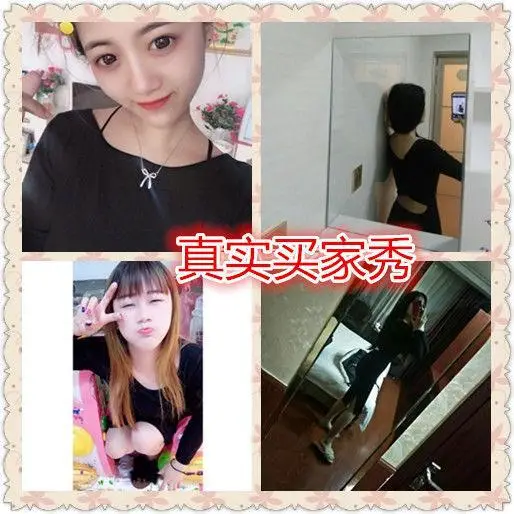 2025 Korean Style Black Bodycon Skirt Mid Length Slit Sleeve Dress — feature 3