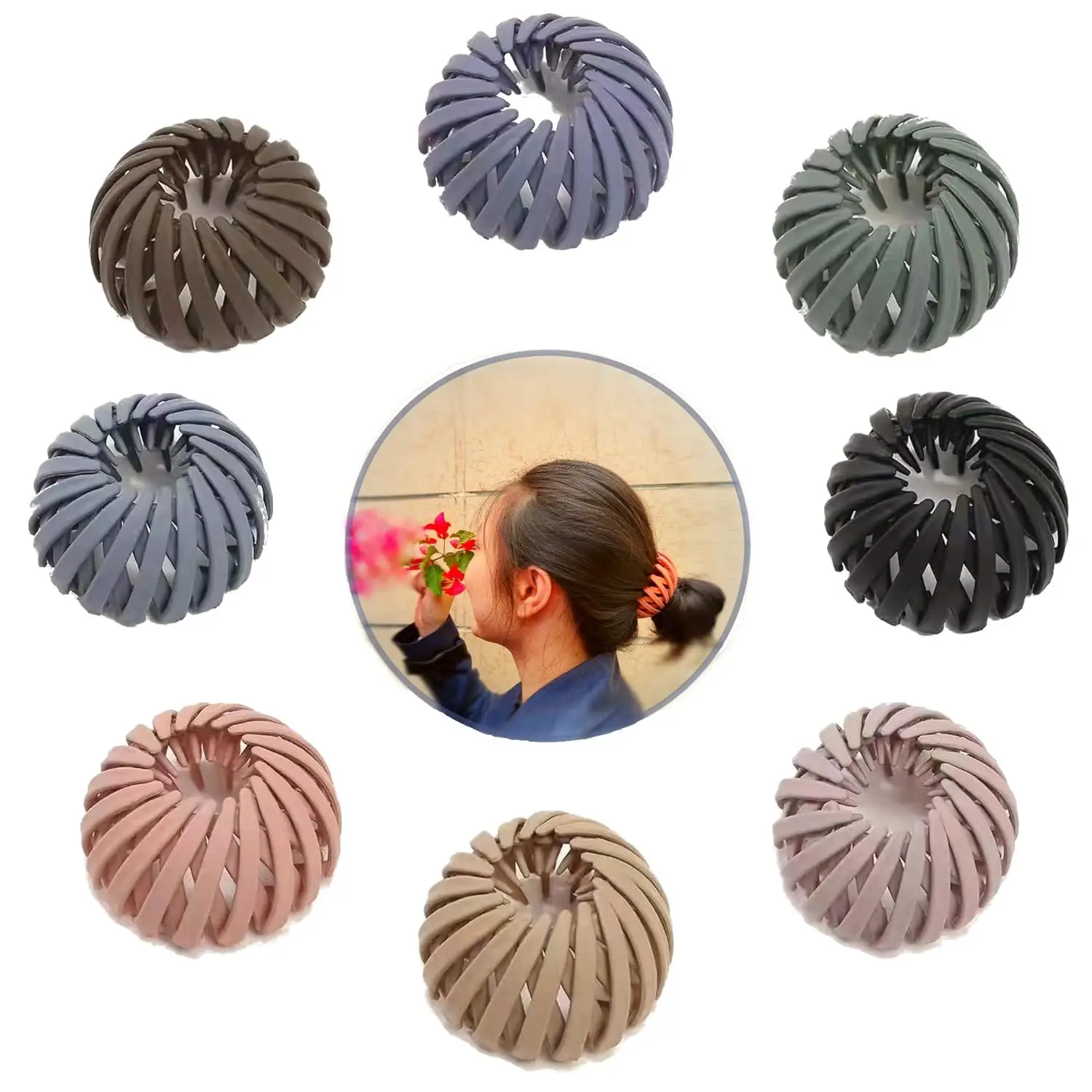 Black Korean Frosted Hair Curler Ball - Image 14