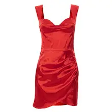 Black Long Sleeve Pleated Dress for Women — feature 12