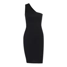 Black Long Sleeve Pleated Dress for Women — feature 2