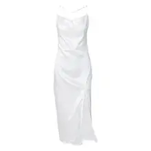 Black Long Sleeve Pleated Dress for Women — feature 6