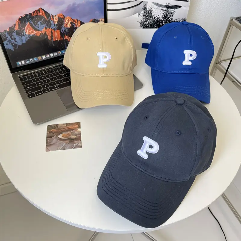 Women P-Logo Baseball Cap Cream - Image 10