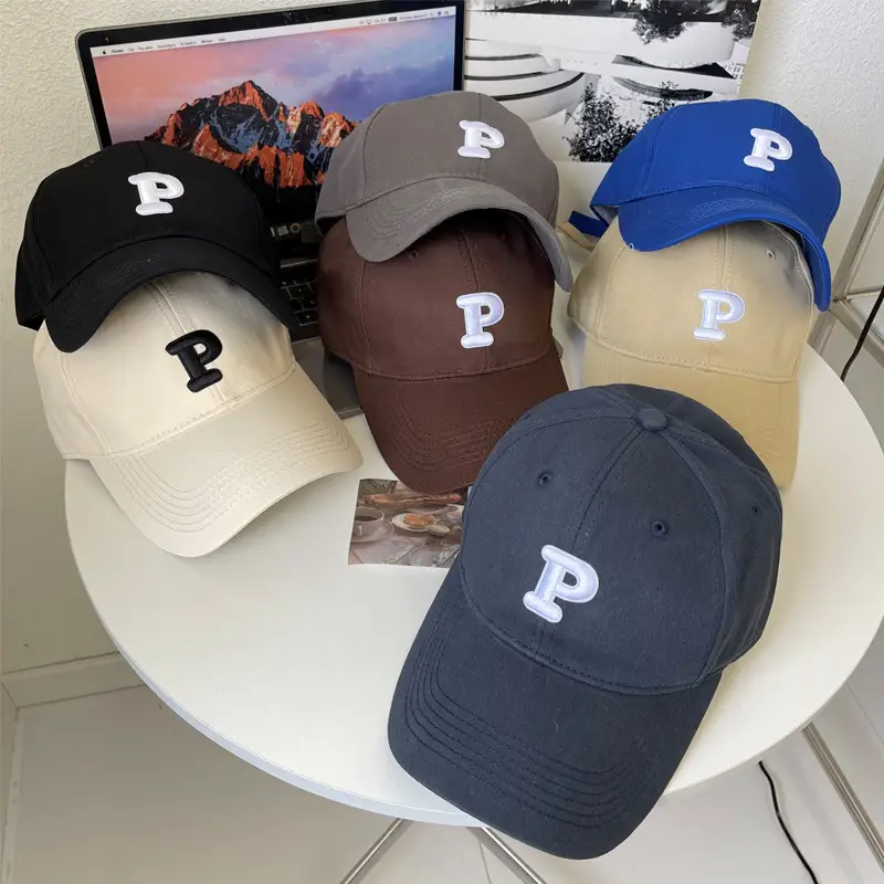 Women P-Logo Baseball Cap Cream - Image 12