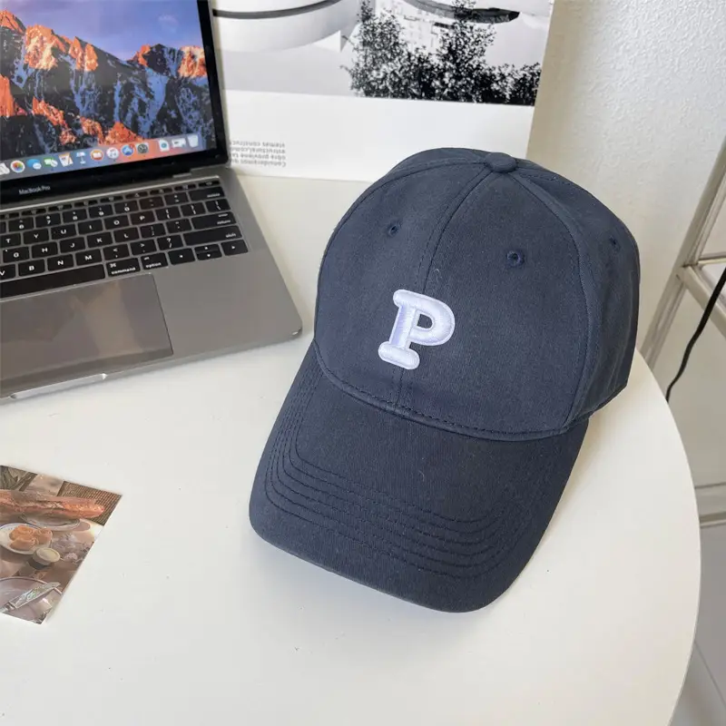 Women P-Logo Baseball Cap Cream - Image 3