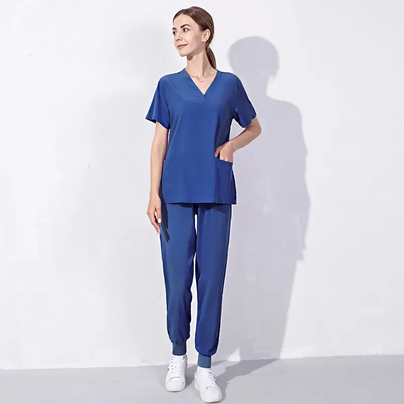 Pink Nurse Work Uniform Summer Set - Image 6