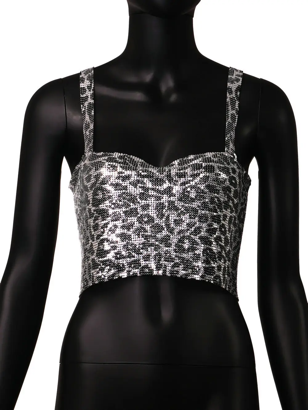 Golden Sequin Camisole Top for Women