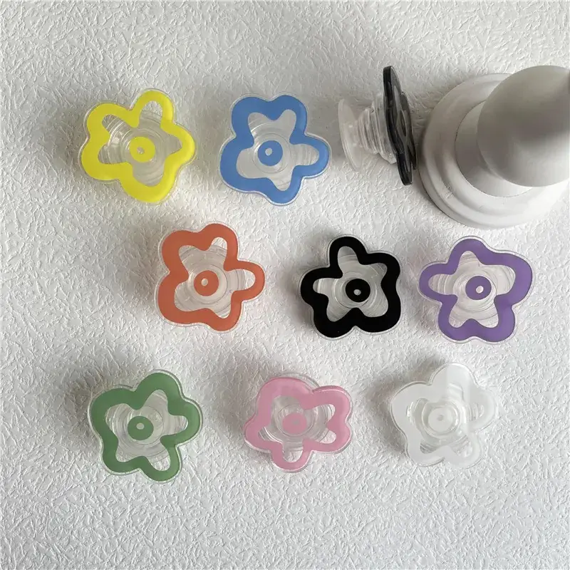 Blue Flower Decorative Bracket for Mobile Phone Ring - Image 10