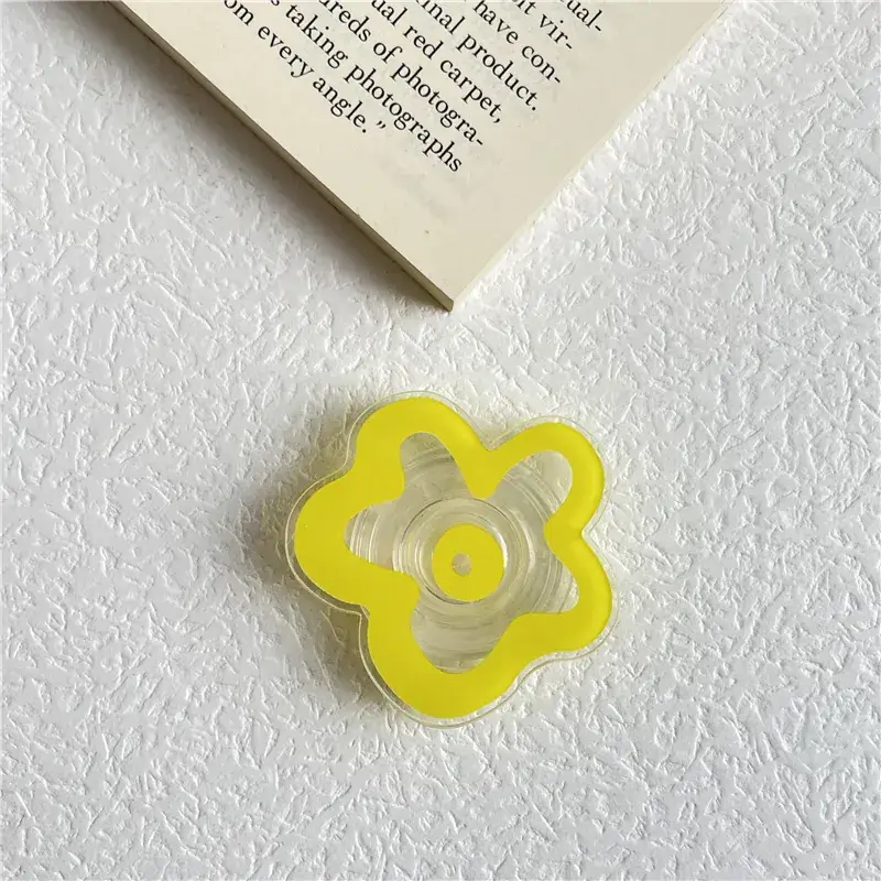 Blue Flower Decorative Bracket for Mobile Phone Ring - Image 5