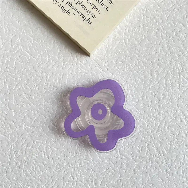 Blue Flower Decorative Bracket for Mobile Phone Ring - Image 8