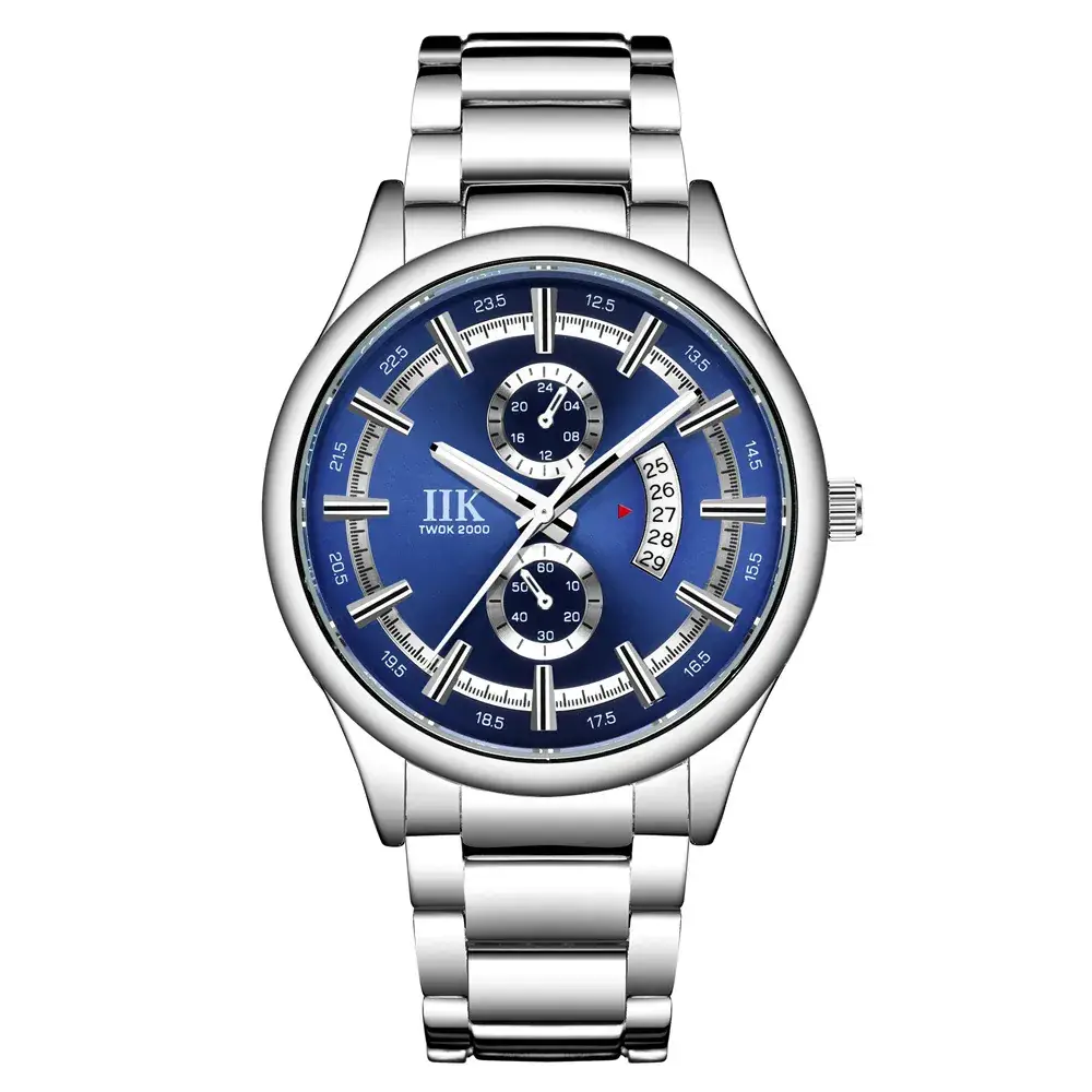 IIK Black Chronograph Men's Quartz Watch - Image 11