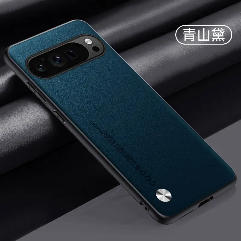 Pixel 10A Full-Cover Leather Case Blue 8A Protection - Image 4